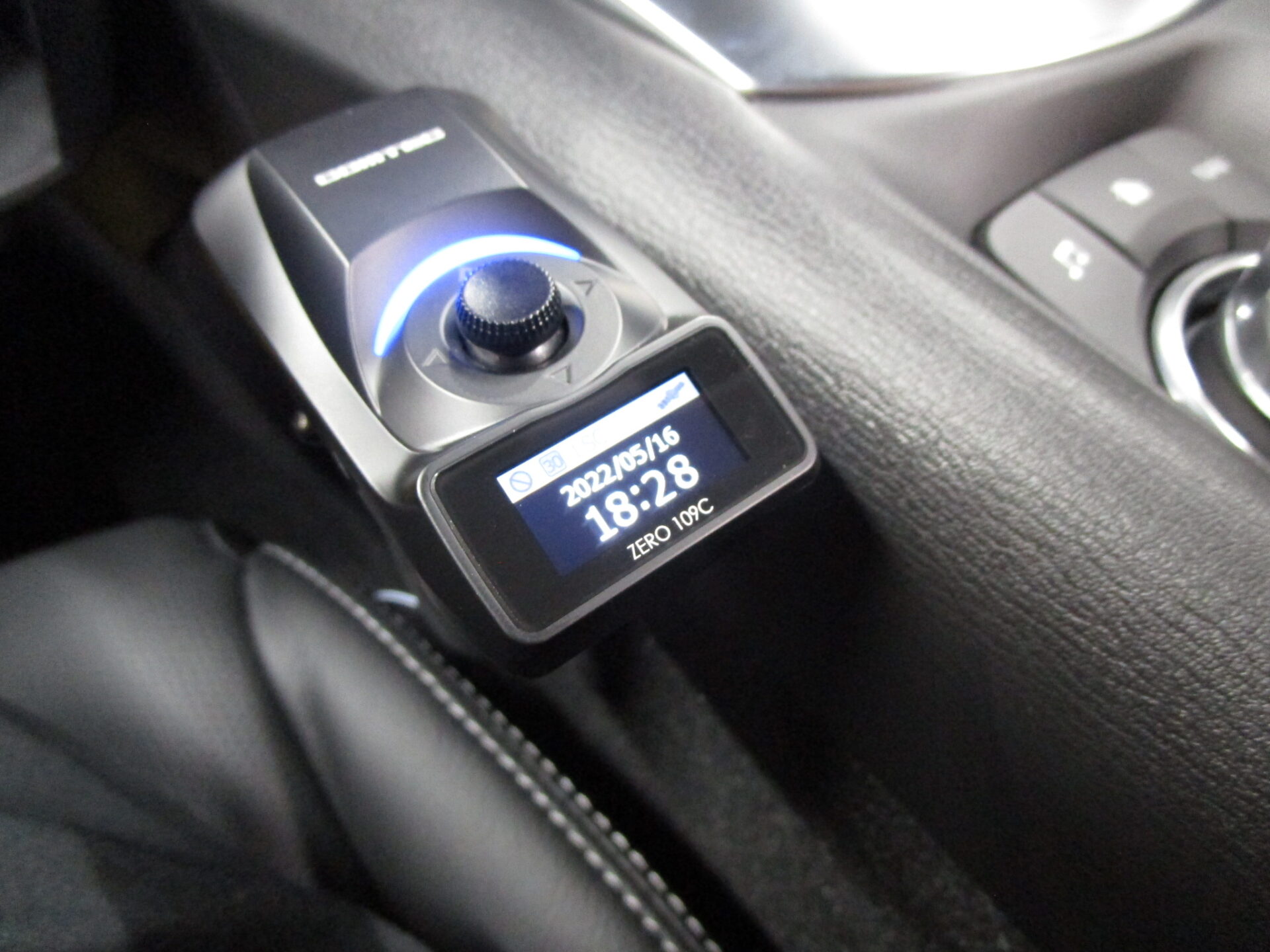 コムテック GPSレシーバー シガーソケット挿入タイプ ZERO 109C 液晶